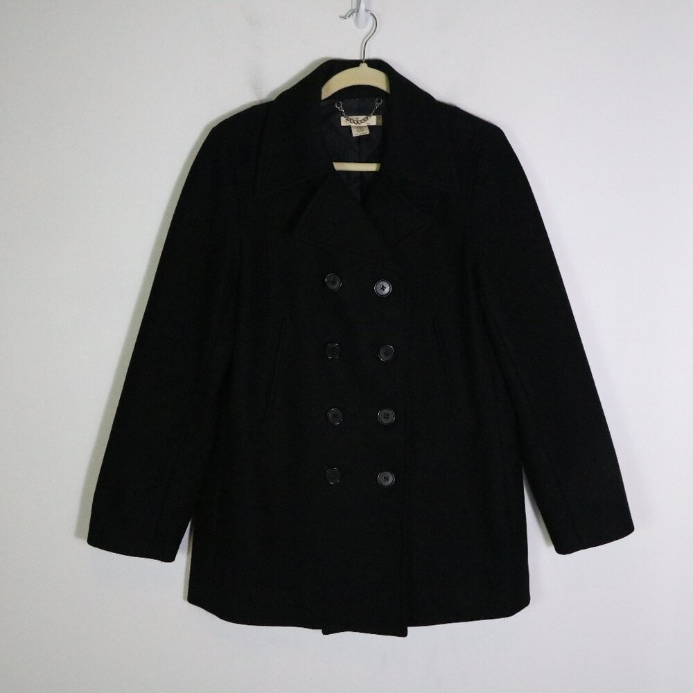 J. Crew Black Pea Coat